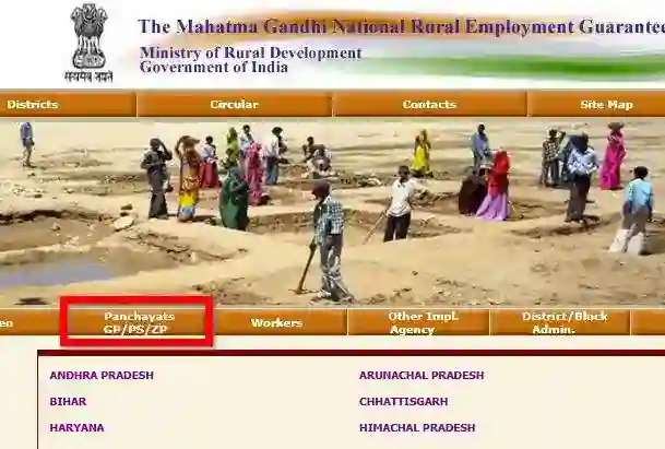 Haryana NREGA Job Card Panchayats GP/PS/ZP 2026