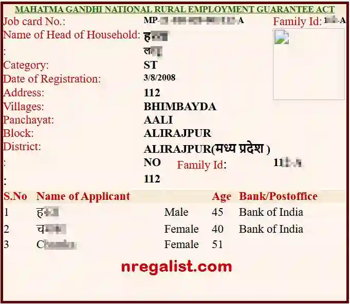 Madhya Pradesh NREGA Job Card Online 2026
